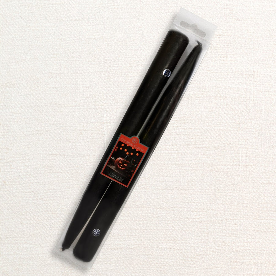 10" Black Handipt Taper, 2 Pack