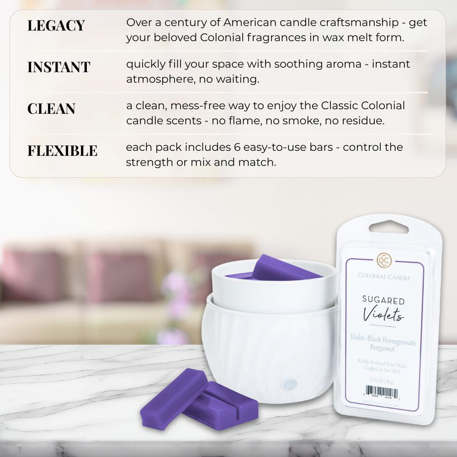 Sugared Violets, 2.75oz, Wax Melts