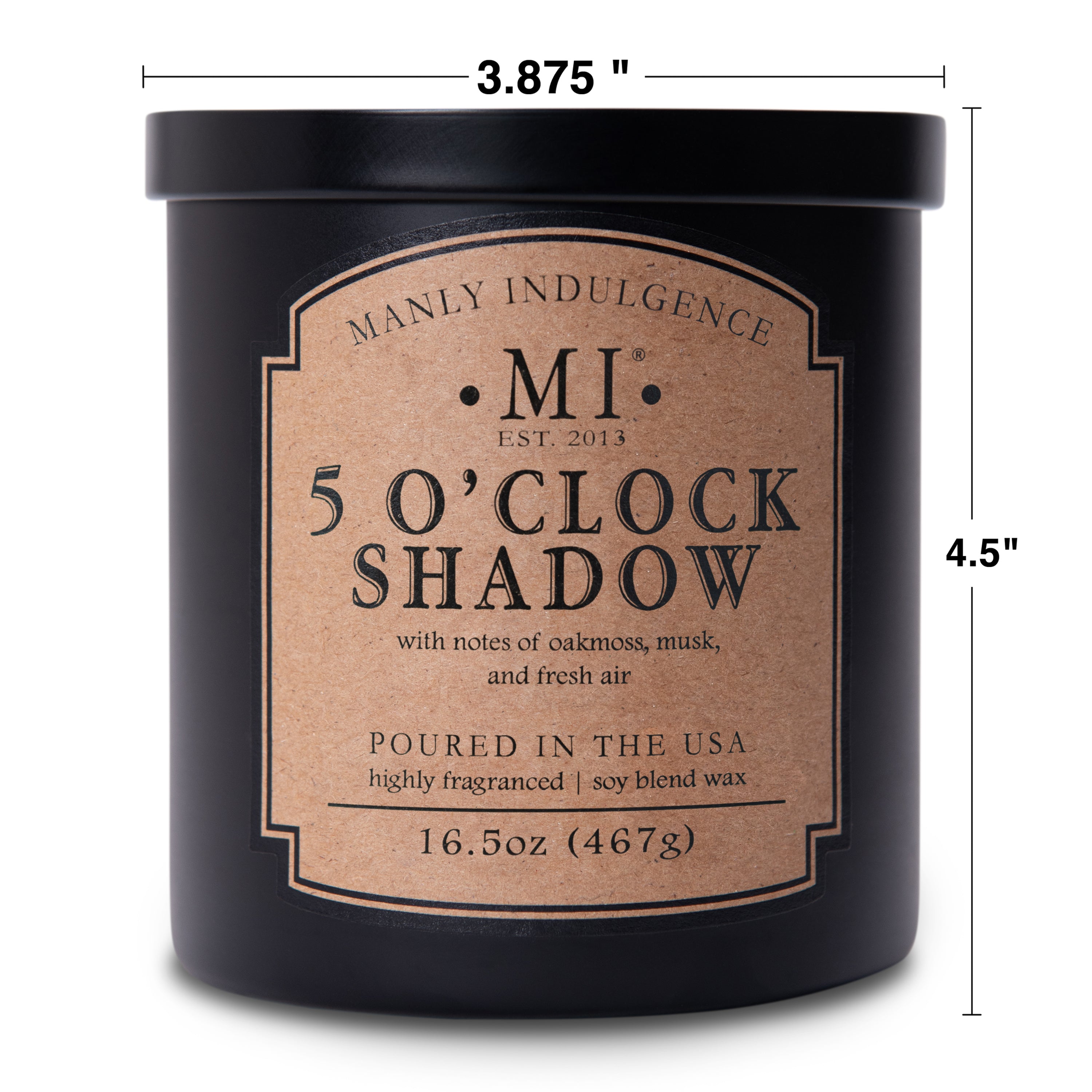 5 O'clock Shadow, Manly Indulgence, 16.5oz, Classic+ Collection