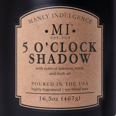5 O'clock Shadow, Manly Indulgence, 16.5oz, Classic+ Collection