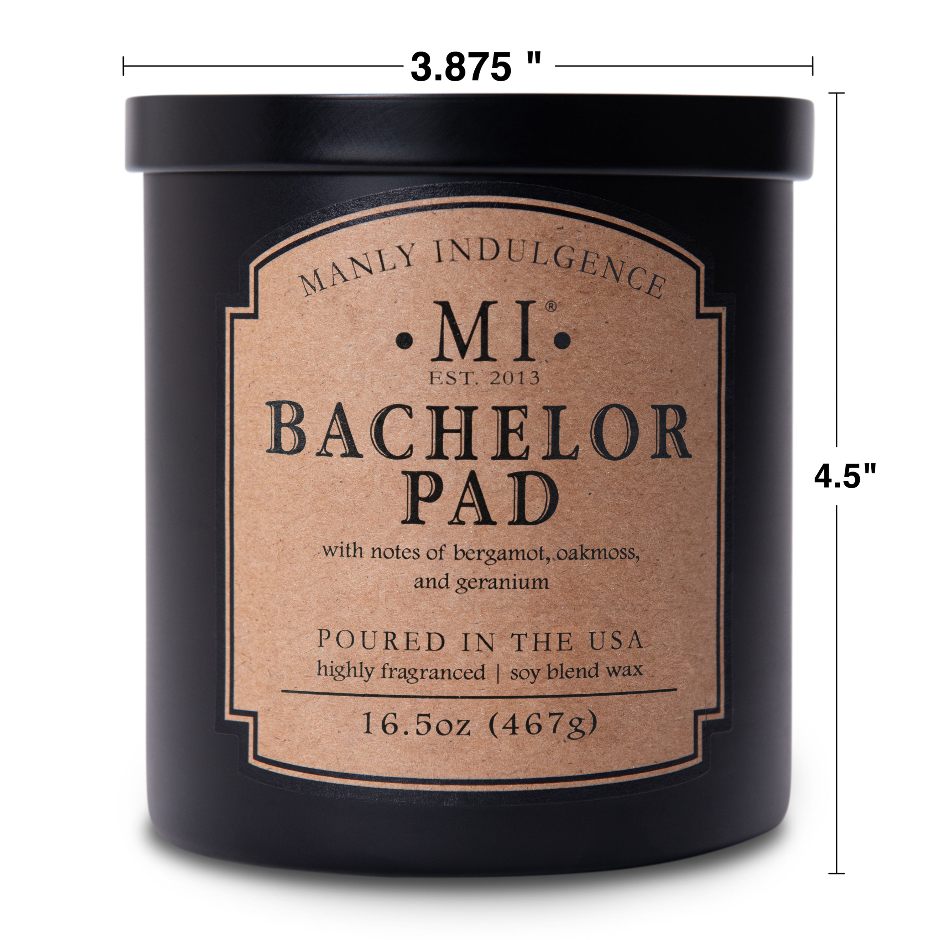 Bachelor Pad, Manly Indulgence, 16.5oz, Classic+ Collection