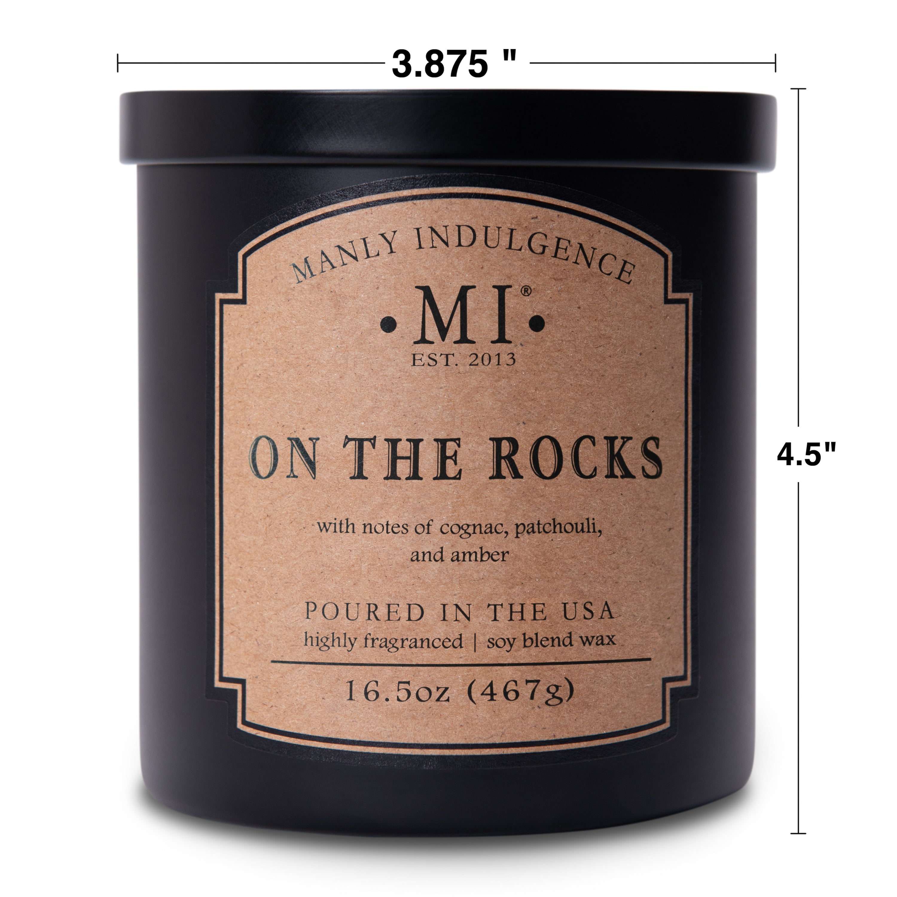 On the Rocks, Manly Indulgence, 16.5oz, Classic+ Collection