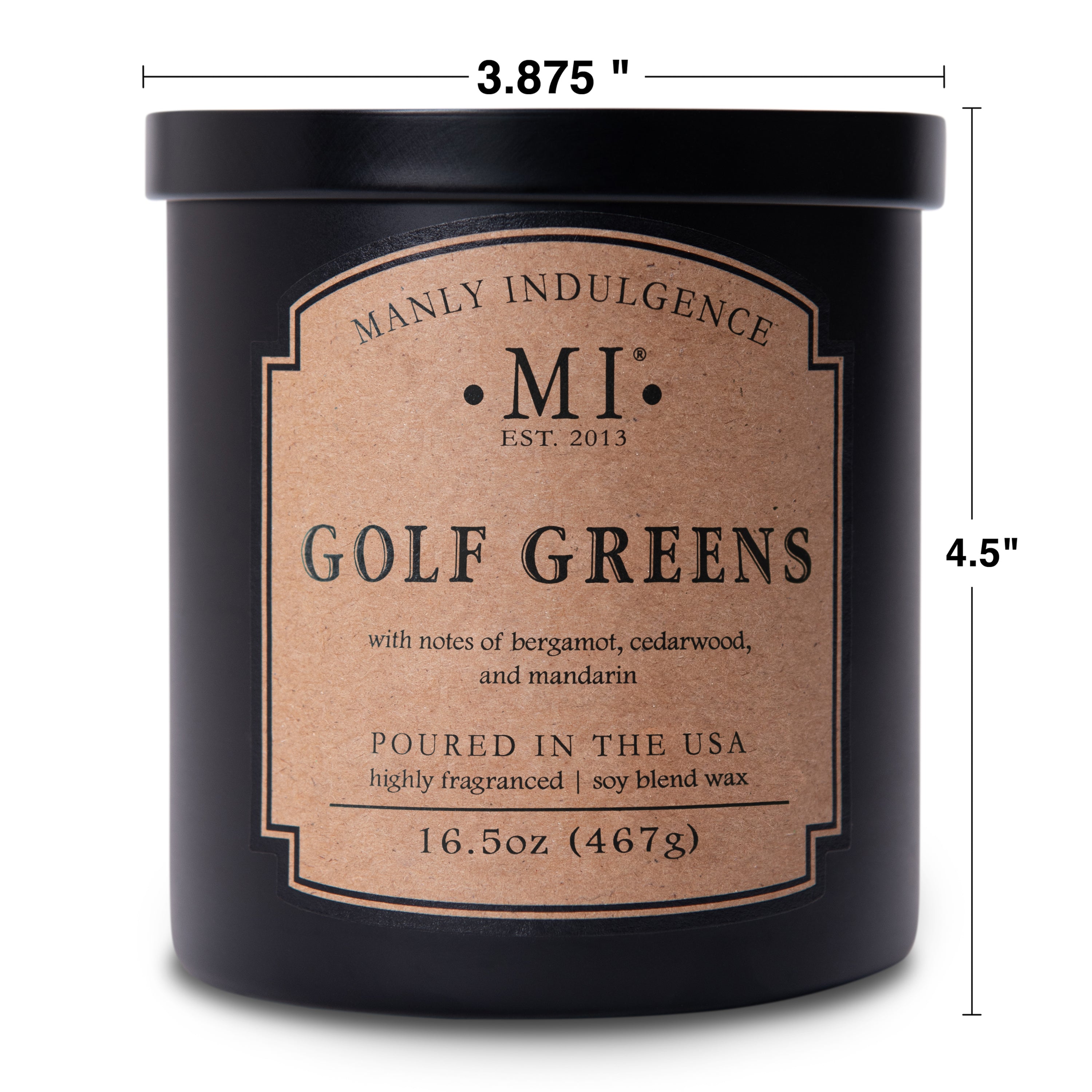 Golf Greens, Manly Indulgence, 16.5oz, Classic+ Collection