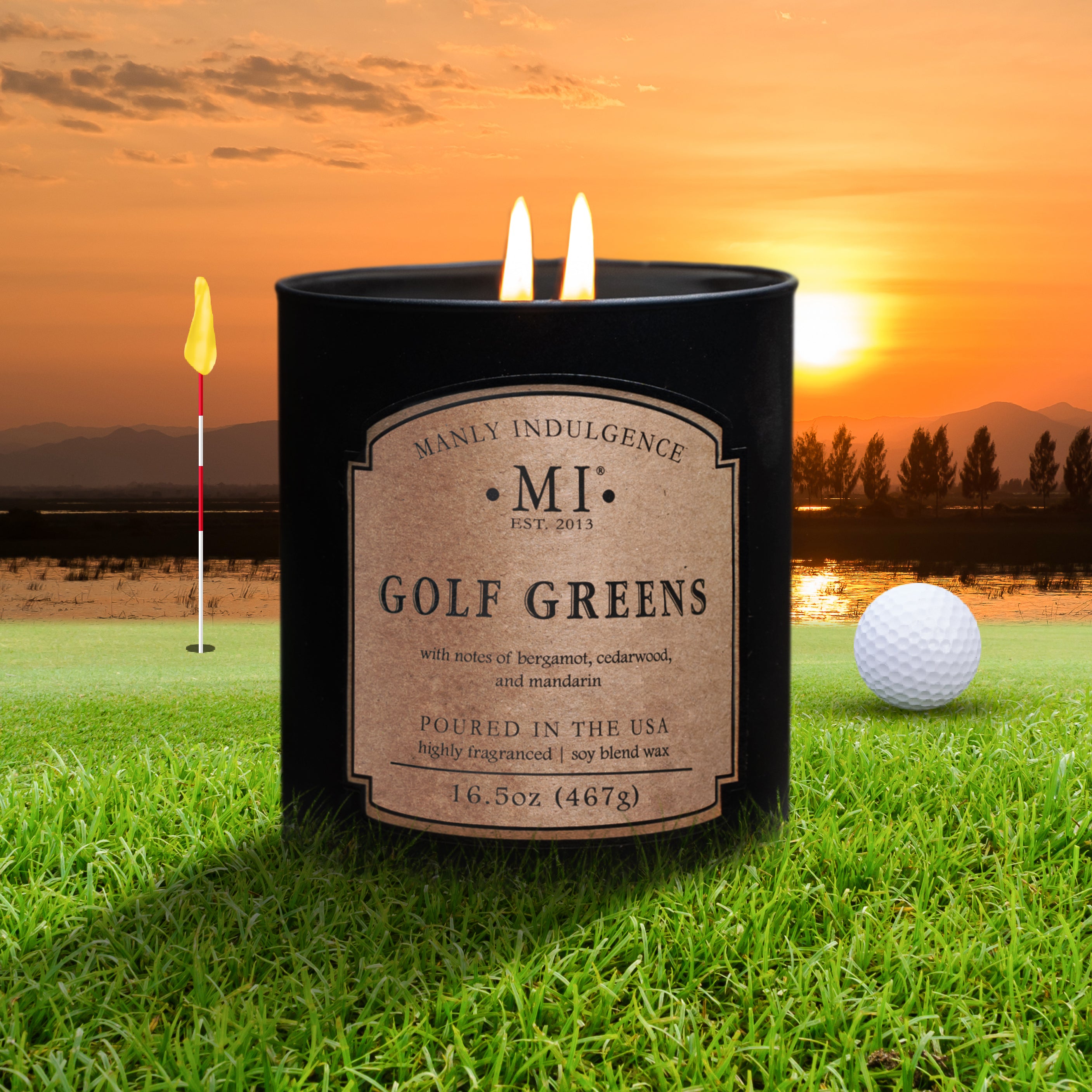 Golf Greens, Manly Indulgence, 16.5oz, Classic+ Collection