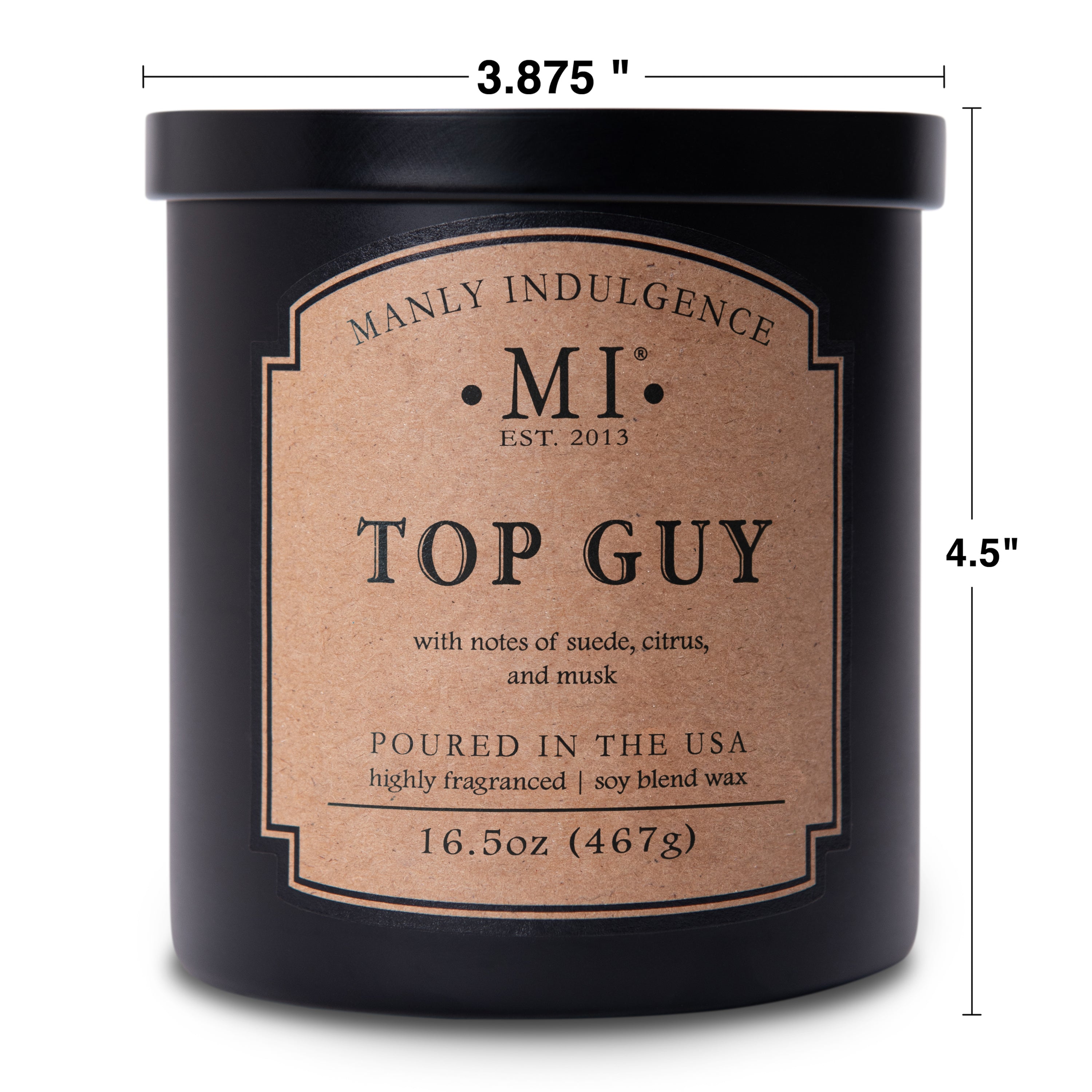 Top Guy, Manly Indulgence, 16.5oz, Classic+ Collection