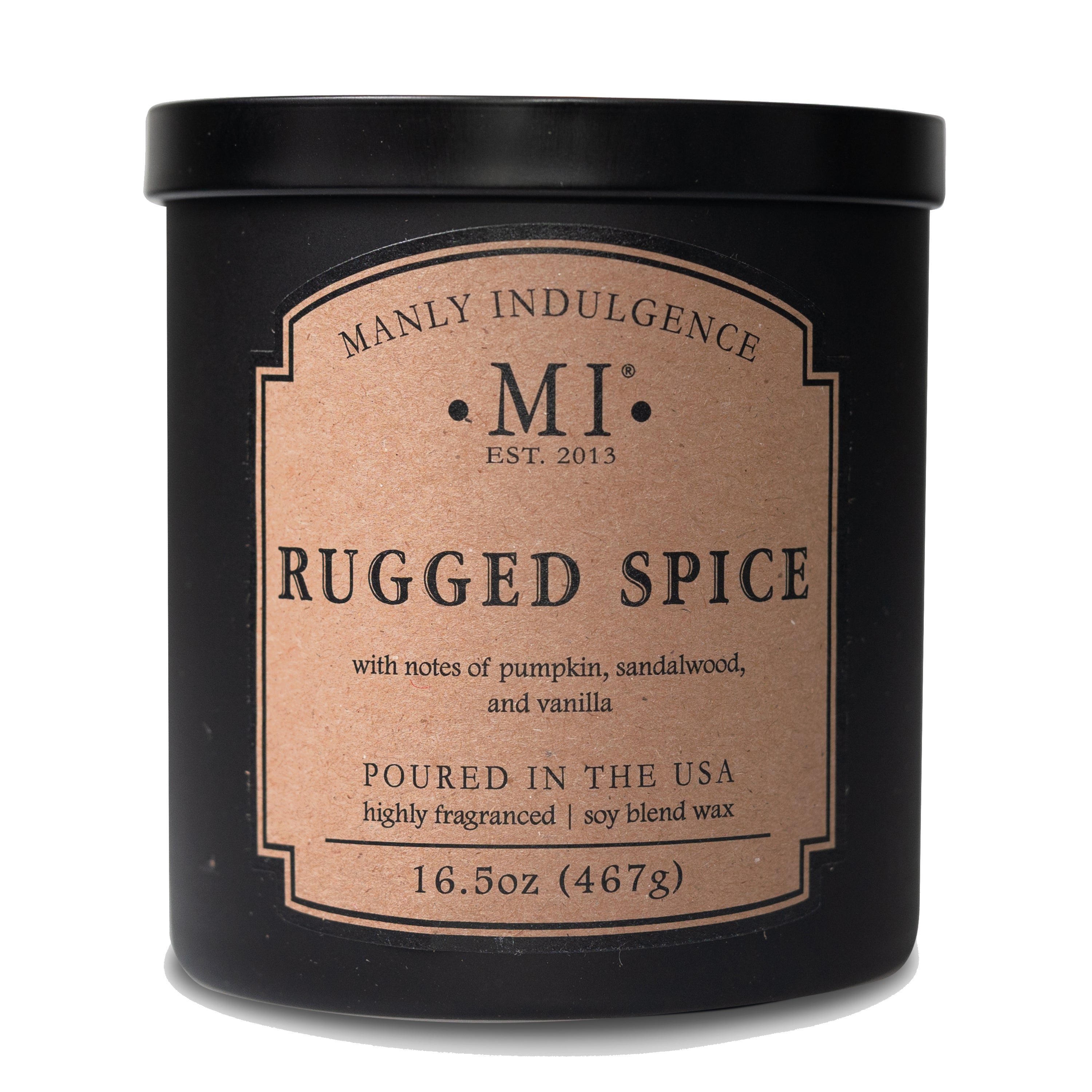 Rugged Spice, Manly Indulgence, 16.5oz, Classic+ Collection