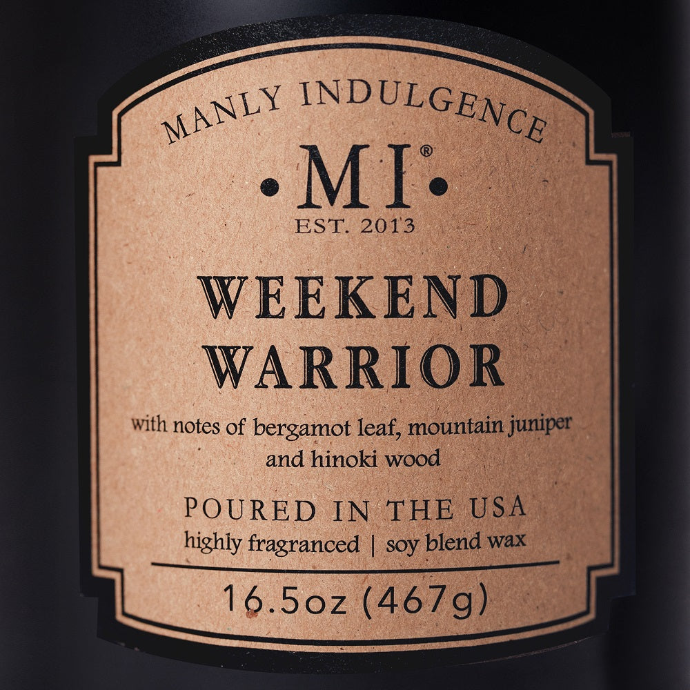 Weekend Warrior, Manly Indulgence, 16.5oz, Classic+ Collection