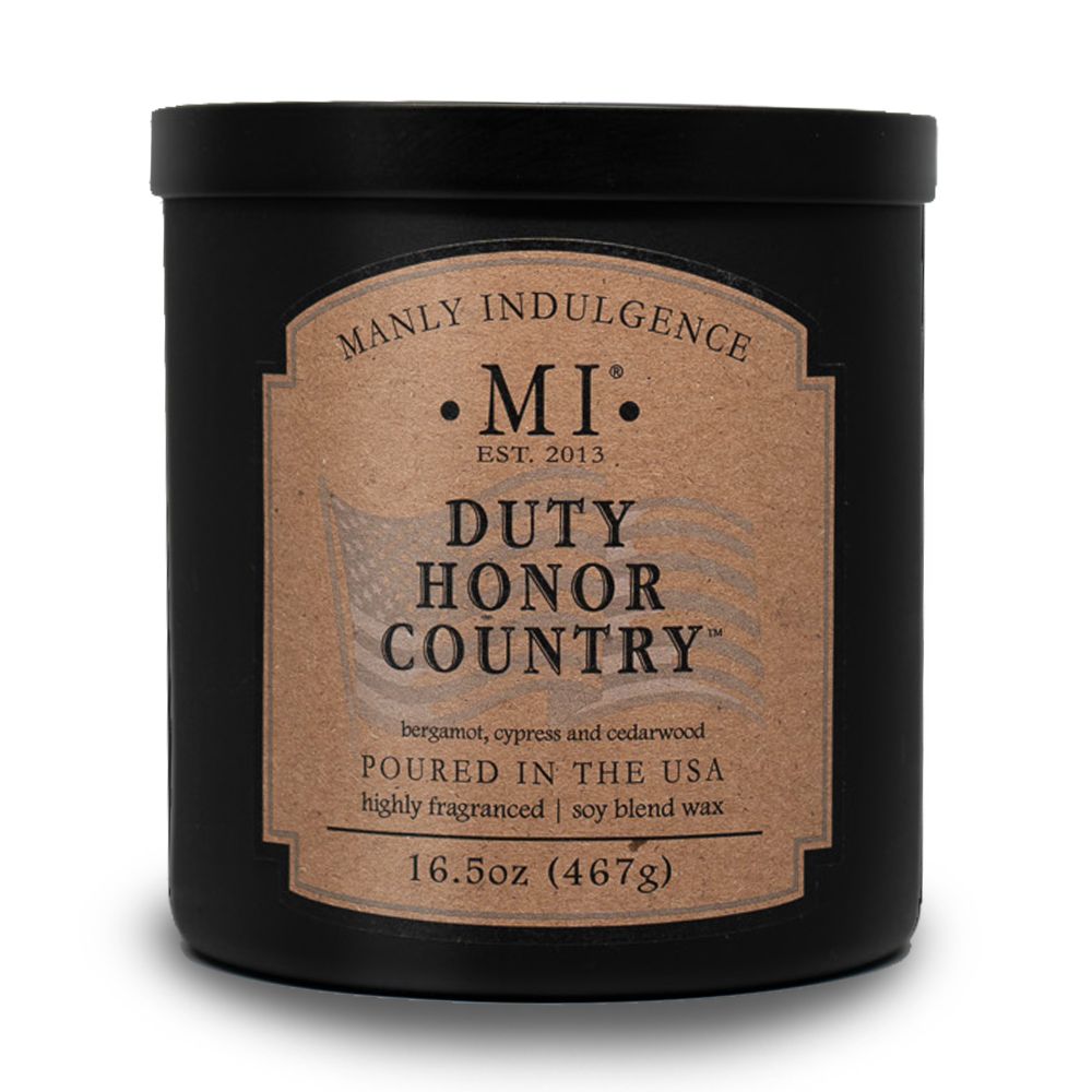 Duty Honor Country, Manly Indulgence, 16.5oz, Classic+ Collection
