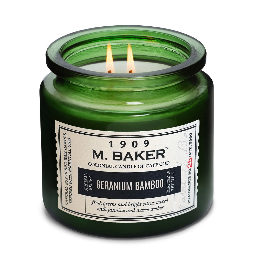 Geranium Bamboo, 14 oz, M Baker Collection
