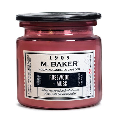 Rosewood & Musk, 14 oz, M Baker Collection