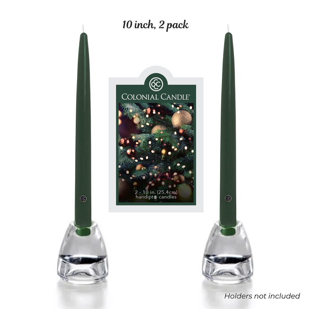10" Evergreen Handipt Taper, 2 Pack