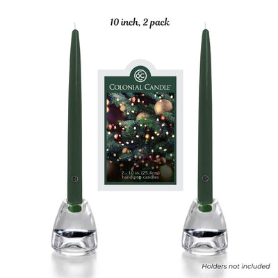 10" Evergreen Handipt Taper, 2 Pack