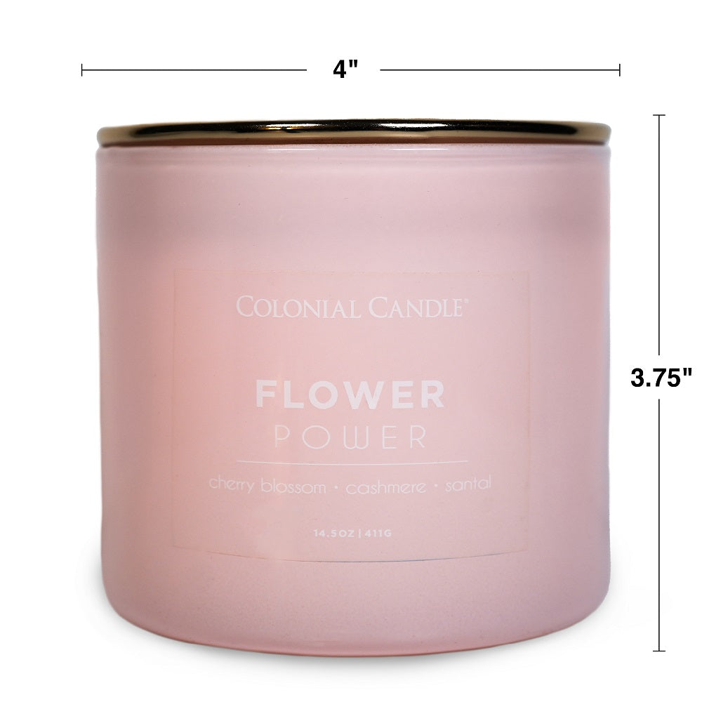 Flower Power, 14.5oz, Pop of Color