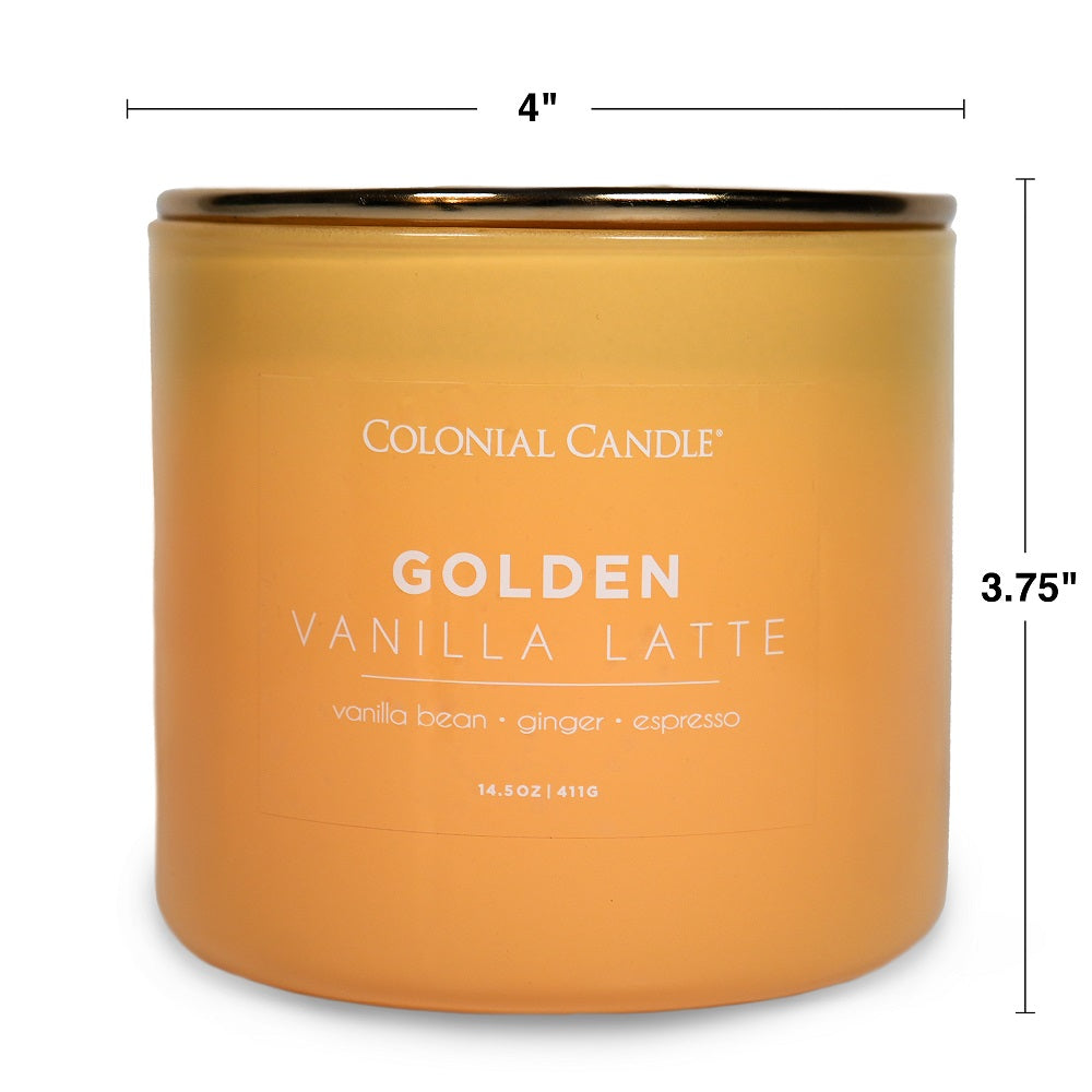 Golden Vanilla Latte, 14.5oz, Pop of Color