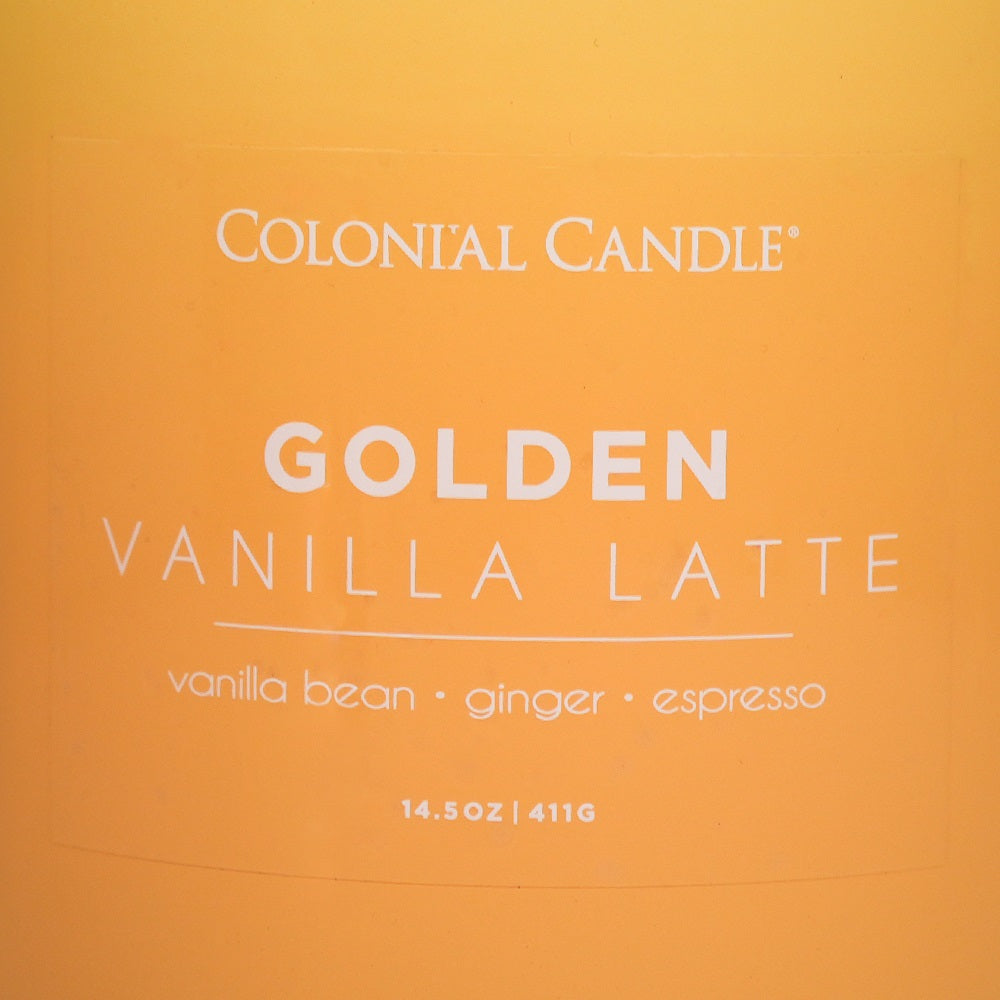 Golden Vanilla Latte, 14.5oz, Pop of Color