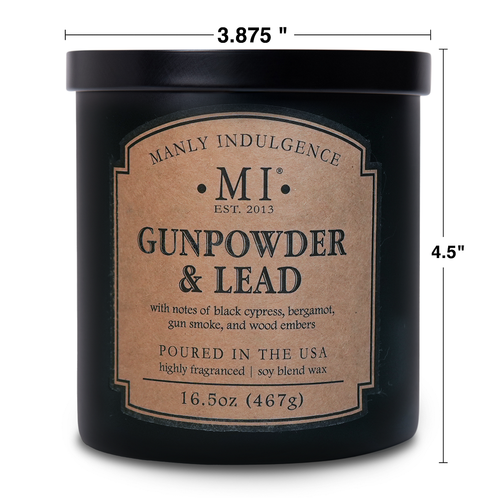 Gunpowder & Lead, Manly Indulgence, 16.5oz, Classic+ Collection