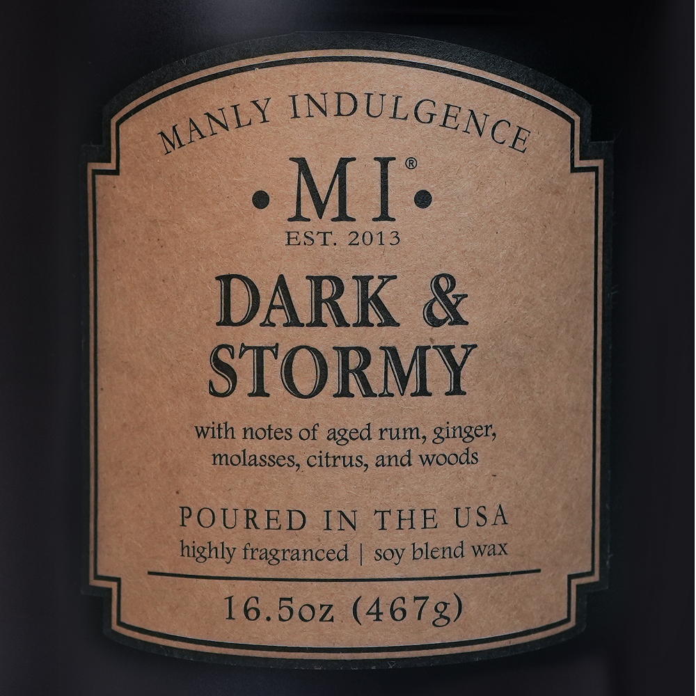 Dark & Stormy, Manly Indulgence, 16.5oz, Classic+ Collection