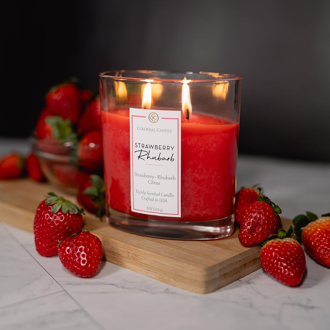 Strawberry Rhubarb, 8oz, Classic Ovals