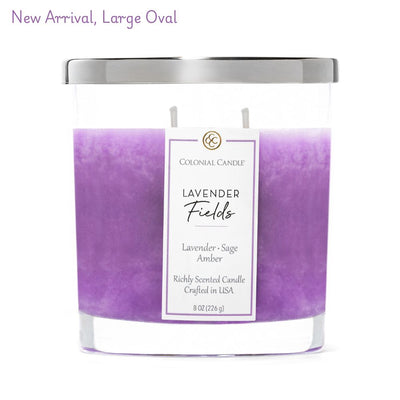 Lavender Fields,  8oz, Classic Ovals