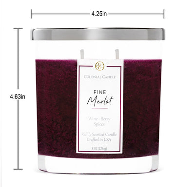 Fine Merlot, Classic Ovals, 8 oz