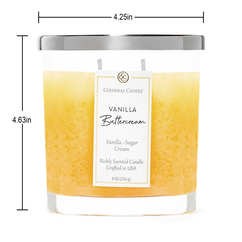 Vanilla Buttercream, 8oz, Classic Ovals