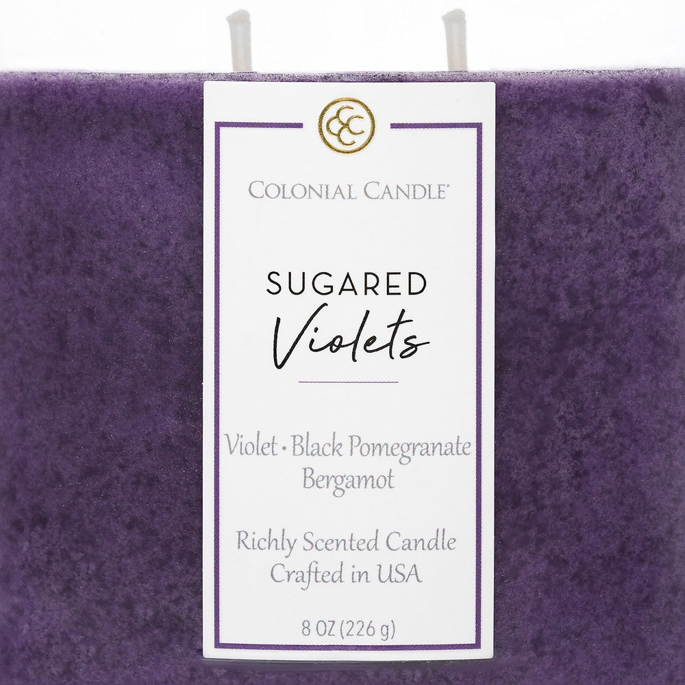 Sugared Violets, 8oz, Classic Ovals