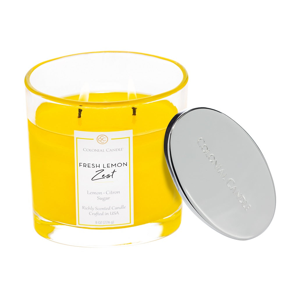 Fresh Lemon Zest, 8oz, Classic Ovals