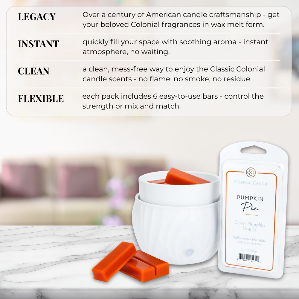 Pumpkin Pie, 2.75oz, Wax Melts