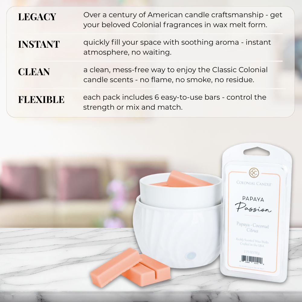 Papaya Passion, 2.75oz, Wax Melts