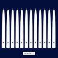 White 10" Handipt Taper
