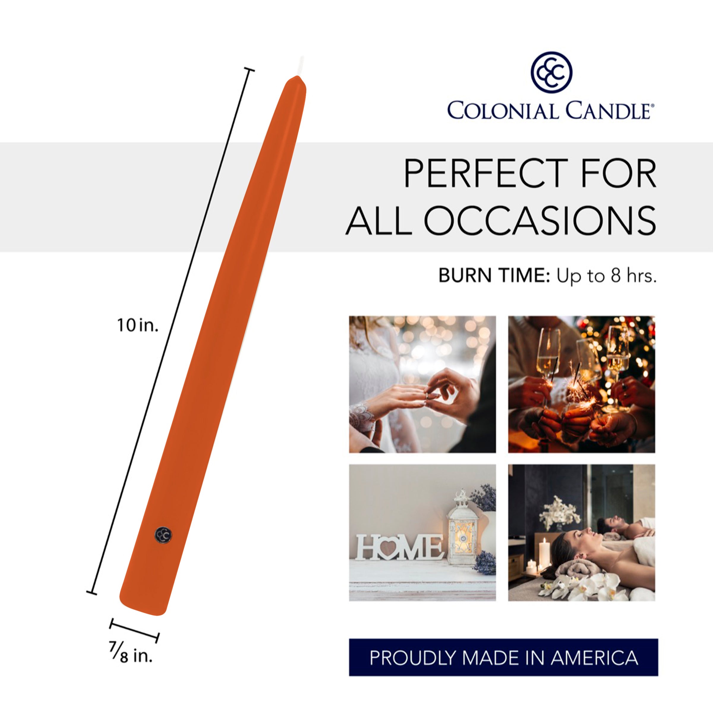 Pumpkin 10" Handipt Taper