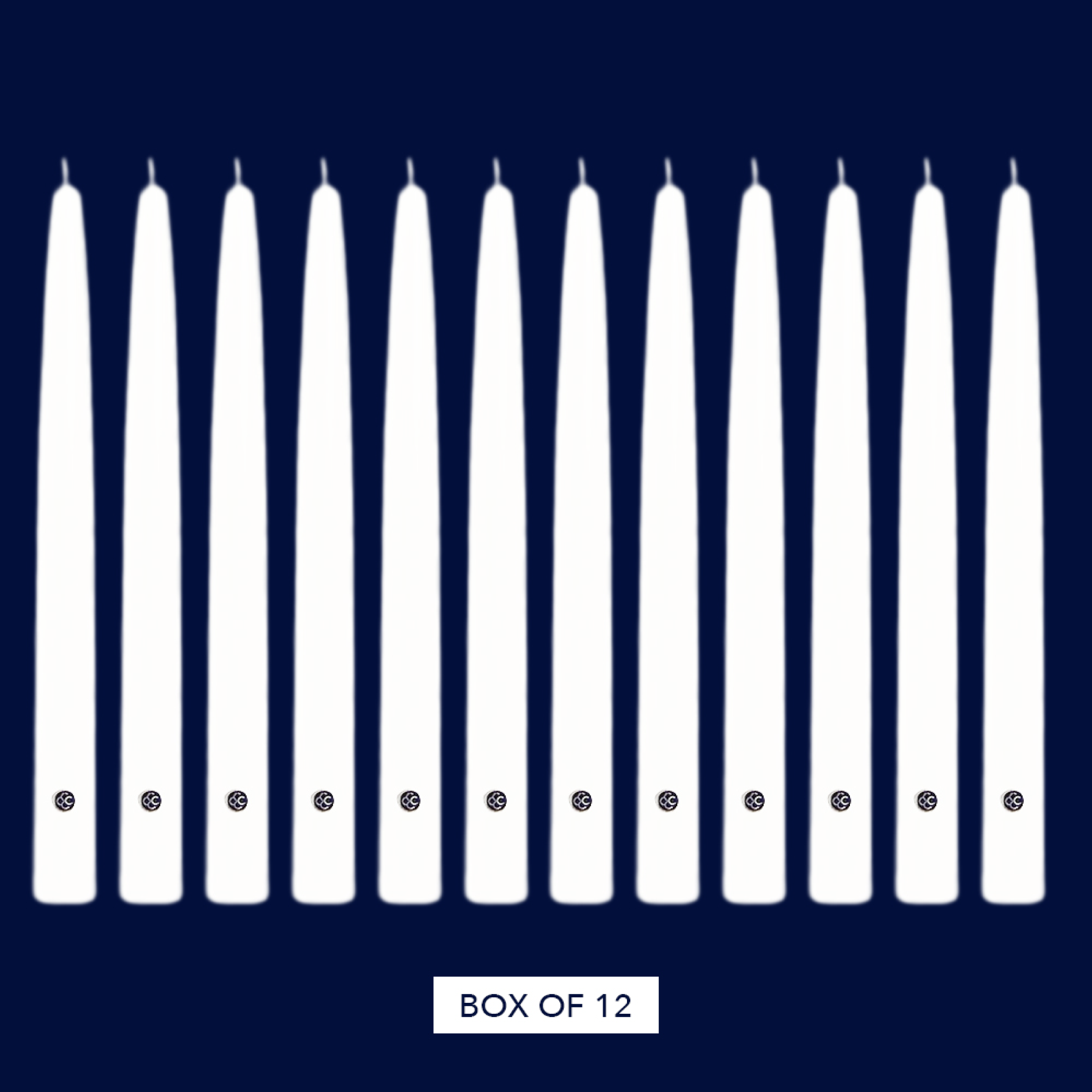 White 12" Handipt Taper