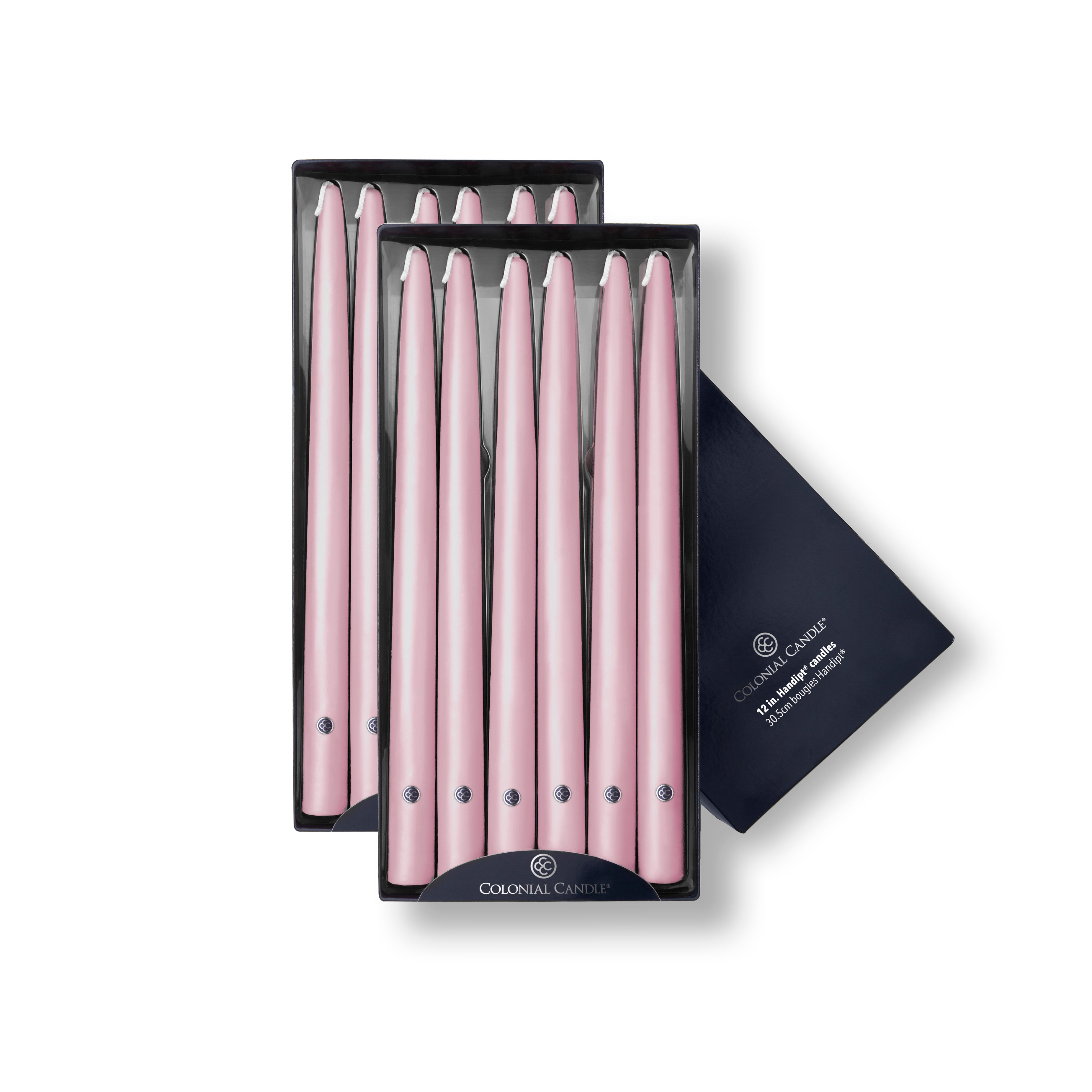 Persian Pink  12" Handipt Taper