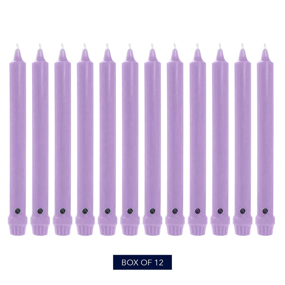 Lilac 10" Classic Dinner Candle