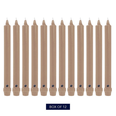 Mocha 8" Classic Dinner Candle