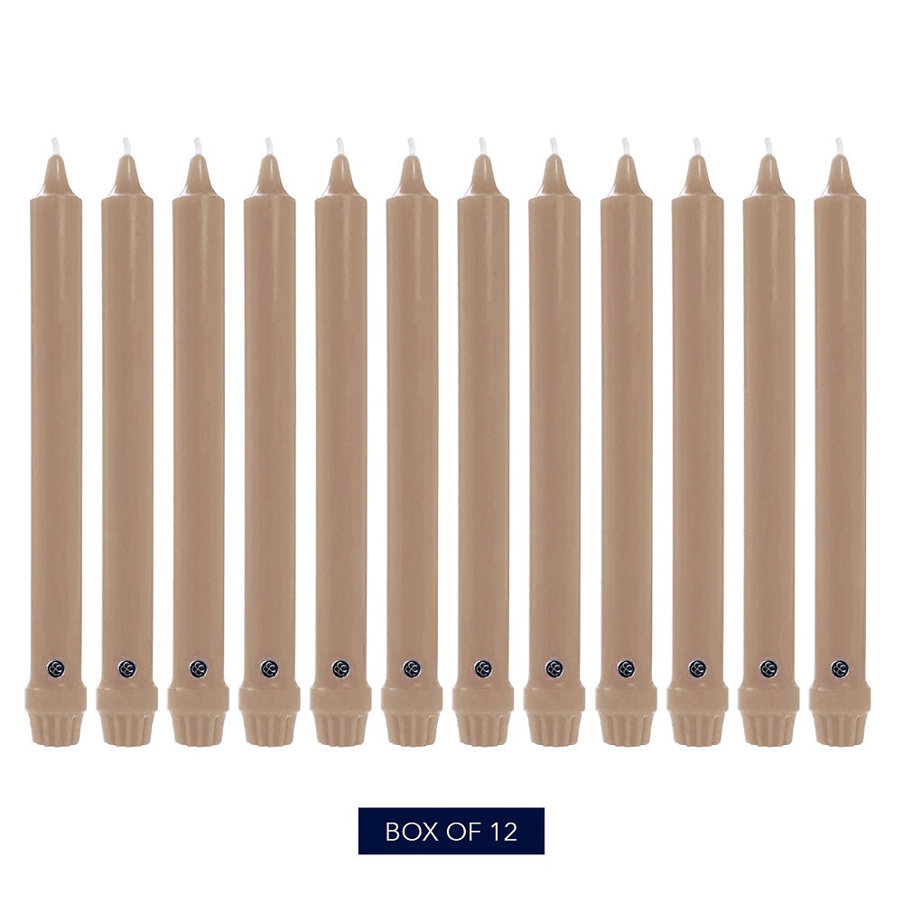 Mocha 10" Classic Dinner Candle