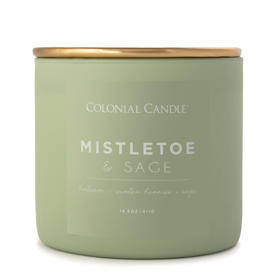 Mistletoe & Sage, Pop of Color Collection, 14.5 oz