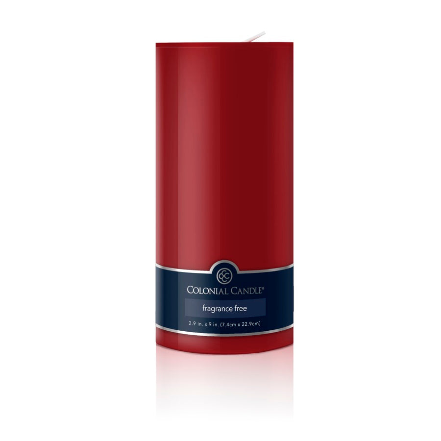Red 3x9" Pillar